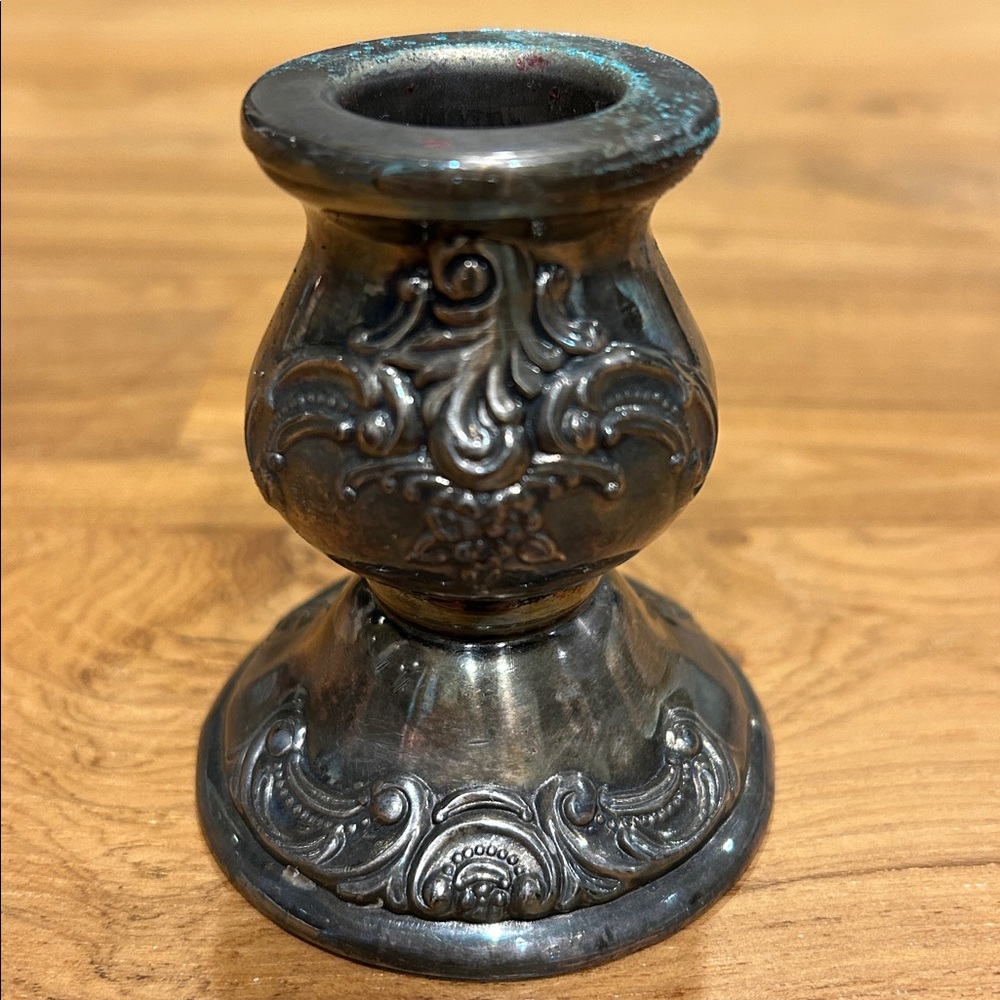 Wallace baroque Silverplated Candle Holders